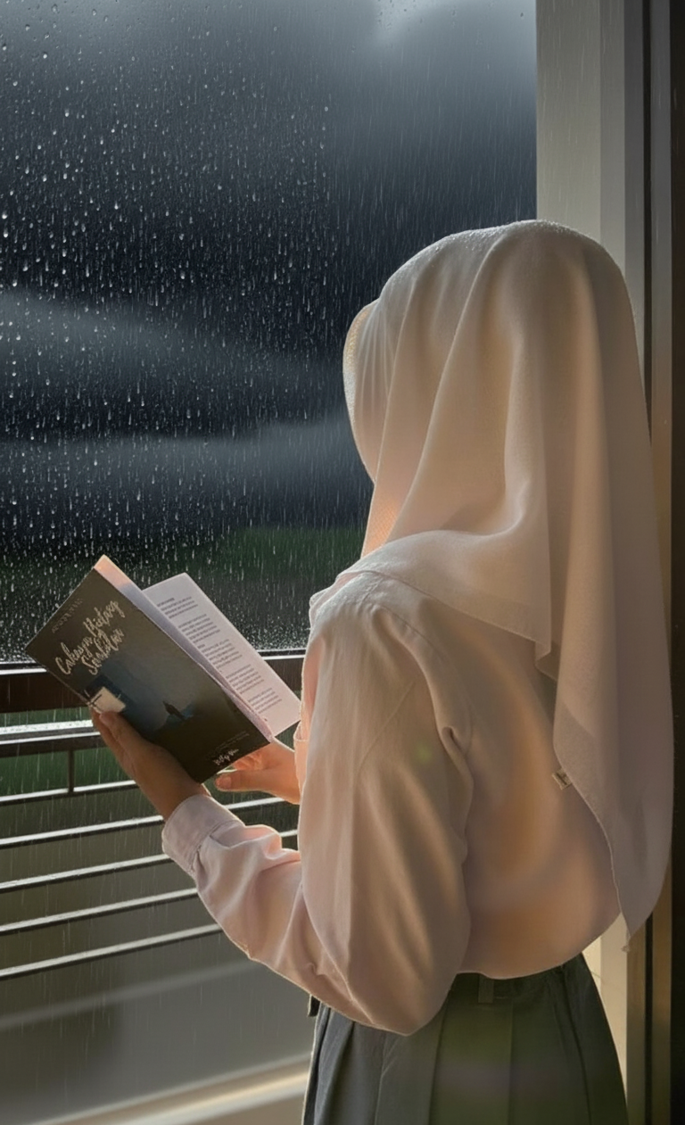 Rindu yang Menetap di Bawah Gerimis