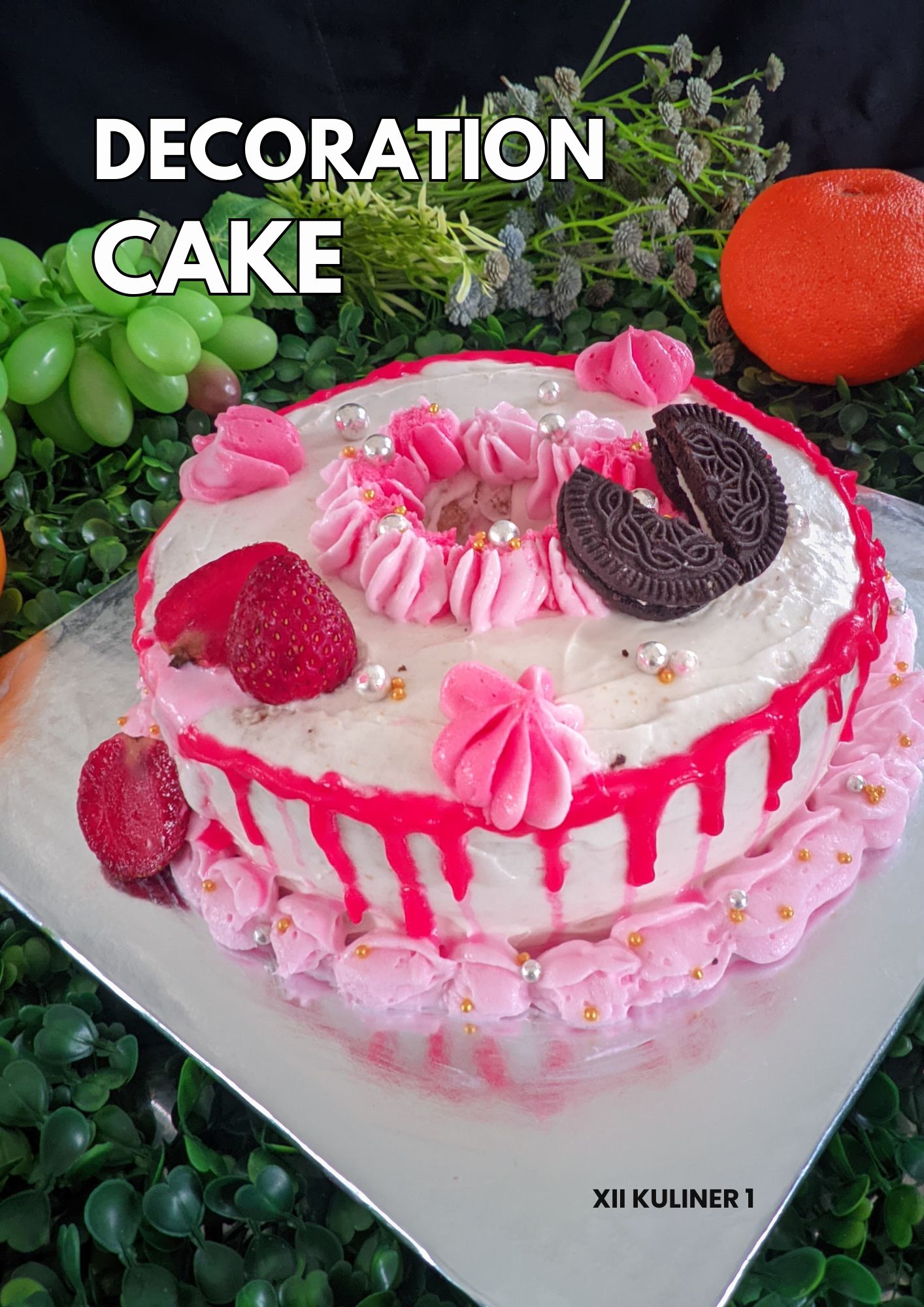 Fantastis! Dekorasi Cake Kelas XII Kuliner 1 SMK Ma&rsquo;arif 9 Kebumen Sukses Tampilkan Kreasi Setara Profesional