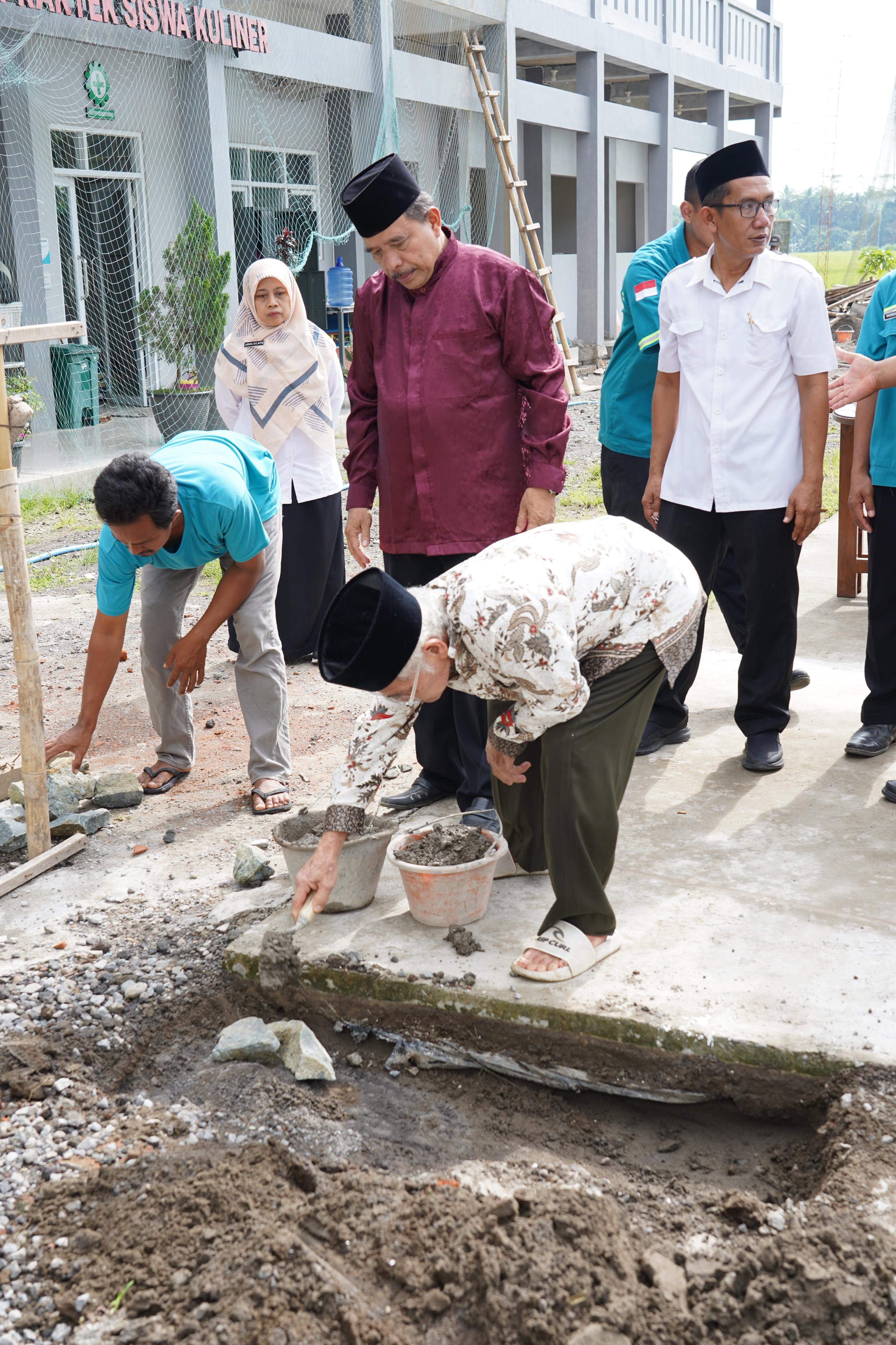 SMK Ma&rsquo;arif 9 Kebumen Mulai Bangun GOR, Perkuat Fasilitas Pendidikan Vokasi